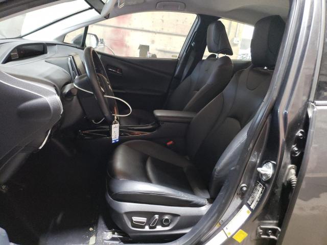 JTDKARFP9H3003195 - 2017 TOYOTA PRIUS PRIM ნაცრისფერი ფოტო 7