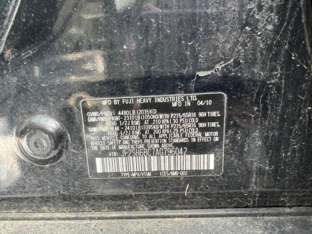 JF2SH6BC7AG796042 - 2010 SUBARU FORESTER XS Qara foto 10