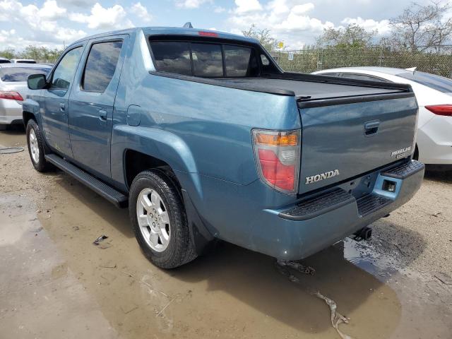 2HJYK16558H520364 - 2008 HONDA RIDGELINE RTL BLUE photo 2