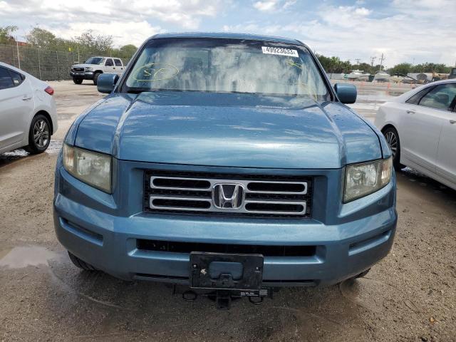 2HJYK16558H520364 - 2008 HONDA RIDGELINE RTL BLUE photo 5