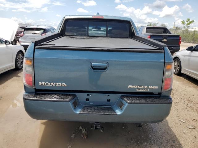 2HJYK16558H520364 - 2008 HONDA RIDGELINE RTL BLUE photo 6