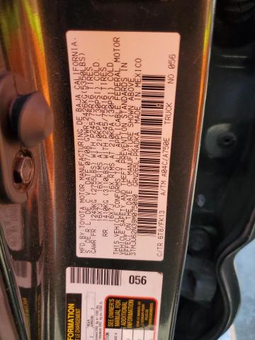 3TMJU62N39M075080 - 2009 TOYOTA TACOMA DOUBLE CAB PRERUNNER GREEN photo 12