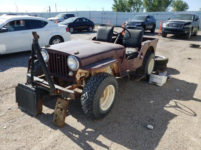 451GB24749 - 1951 JEEP CJ MAROON photo 2