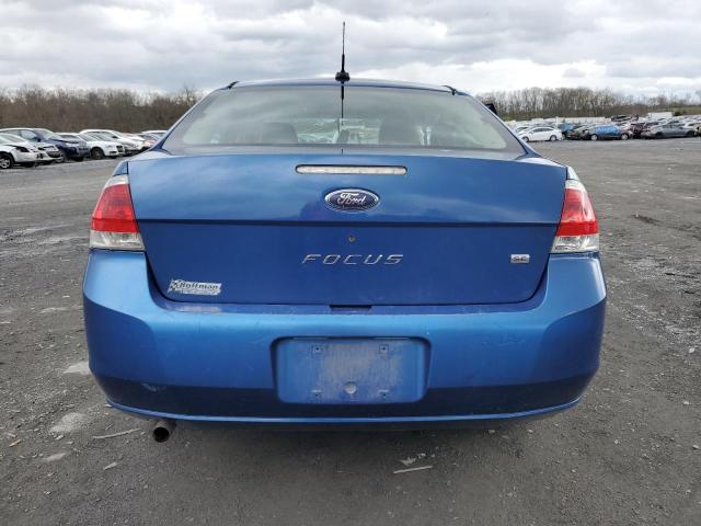 1FAHP35NX8W239221 - 2008 FORD FOCUS SE BLUE photo 6