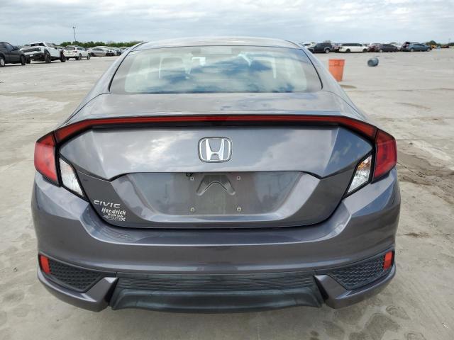 2HGFC4B54JH300611 - 2018 HONDA CIVIC LX GRAY photo 6