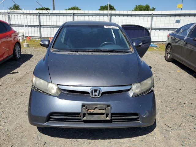 JHMFA36258S006070 - 2008 HONDA CIVIC HYBRID BLUE photo 5