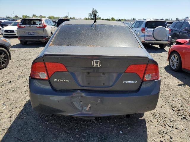 JHMFA36258S006070 - 2008 HONDA CIVIC HYBRID BLUE photo 6