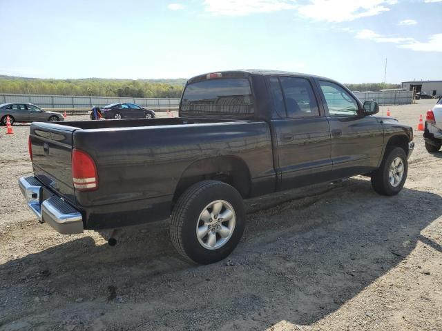 1D7HG48N44S507604 - 2004 DODGE DAKOTA QUAD SLT BLACK photo 3