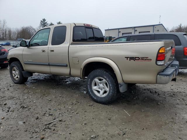 5TBBT44103S363211 - 2003 TOYOTA TUNDRA ACCESS CAB SR5 TAN photo 2