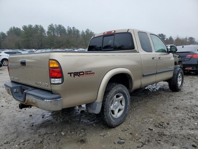 5TBBT44103S363211 - 2003 TOYOTA TUNDRA ACCESS CAB SR5 TAN photo 3