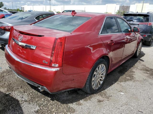 1G6DJ5EG0A0114120 - 2010 CADILLAC CTS PERFORMANCE COLLECTION RED photo 3