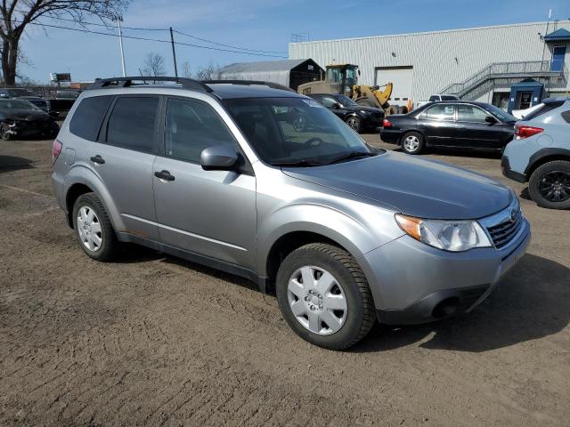 JF2SH62679G735263 - 2009 SUBARU FORESTER XS SILVER photo 4