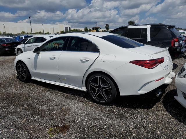 W1K5J5BB0NN302435 - 2022 MERCEDES-BENZ CLA AMG 35 4MATIC WHITE photo 2