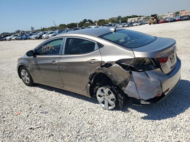 5NPDH4AE3GH757323 - 2016 HYUNDAI ELANTRA SE GRAY photo 2