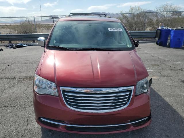 2C4RC1CG4CR245729 - 2012 CHRYSLER TOWN & COU TOURING L RED photo 5