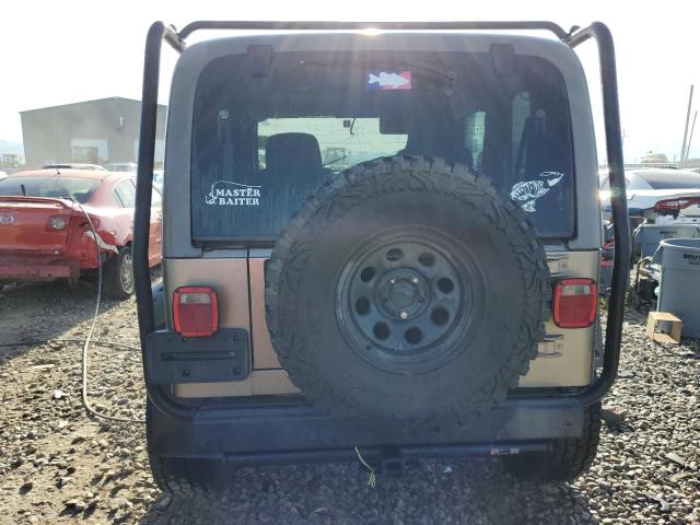 1J4FA59S73P329664 - 2003 JEEP WRANGLER / SAHARA TAN photo 6