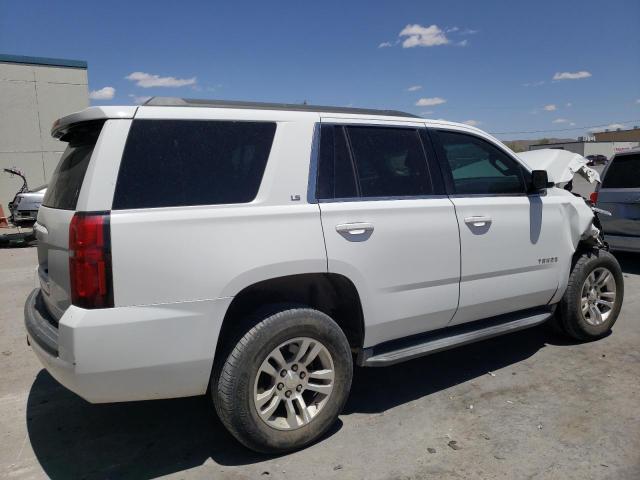 1GNSCAKC0FR112631 - 2015 CHEVROLET TAHOE C1500  LS WHITE photo 3