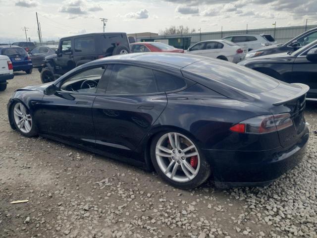 5YJSA1DP0CFP02909 - 2012 TESLA MODEL S BLUE photo 2