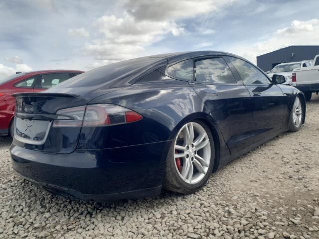 5YJSA1DP0CFP02909 - 2012 TESLA MODEL S BLUE photo 3