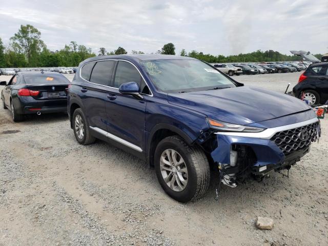 5NMS33AD1LH227673 - 2020 HYUNDAI SANTA FE SEL BLUE photo 4