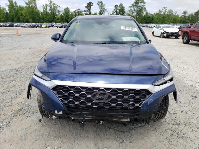 5NMS33AD1LH227673 - 2020 HYUNDAI SANTA FE SEL BLUE photo 5