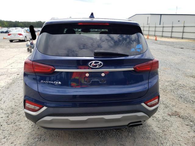 5NMS33AD1LH227673 - 2020 HYUNDAI SANTA FE SEL BLUE photo 6