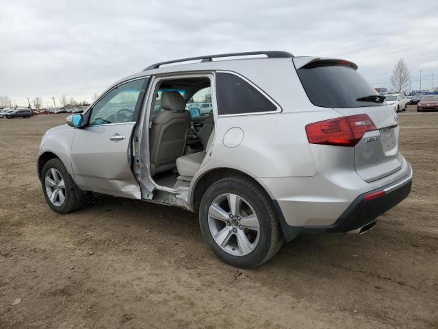 2HNYD2H63CH004257 - 2012 ACURA MDX ADVANCE SILVER photo 2