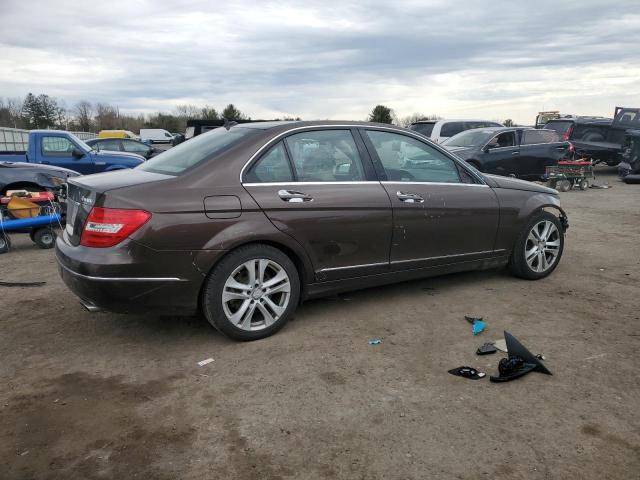 WDDGF8AB8DR290426 - 2013 MERCEDES-BENZ C 300 4MATIC BROWN photo 3