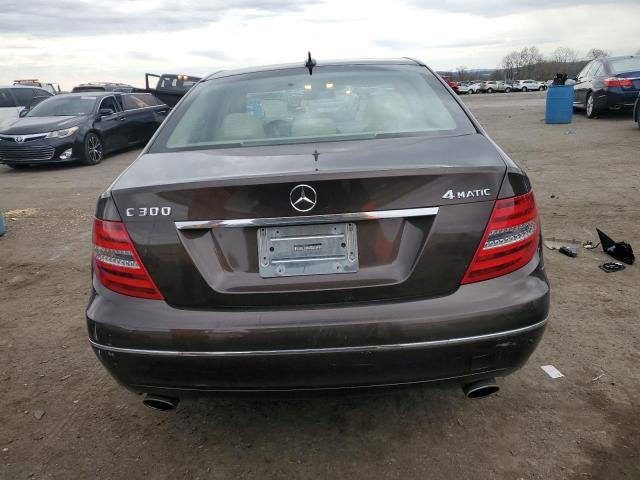 WDDGF8AB8DR290426 - 2013 MERCEDES-BENZ C 300 4MATIC BROWN photo 6