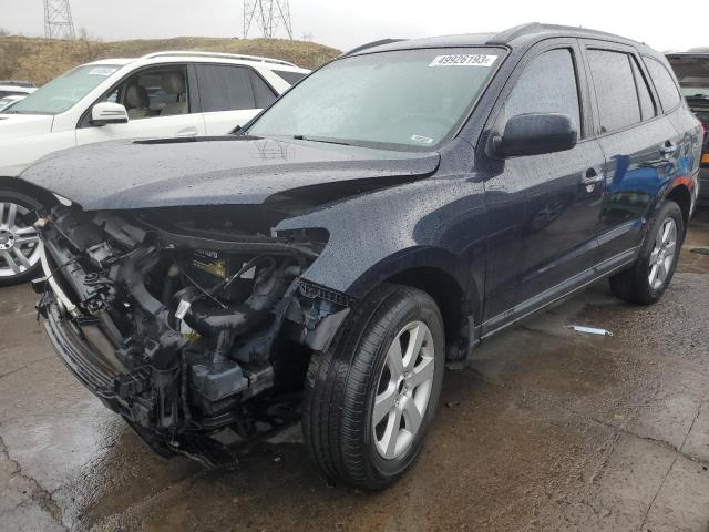 5NMSH73E98H225093 - 2008 HYUNDAI SANTA FE SE BLUE photo 1