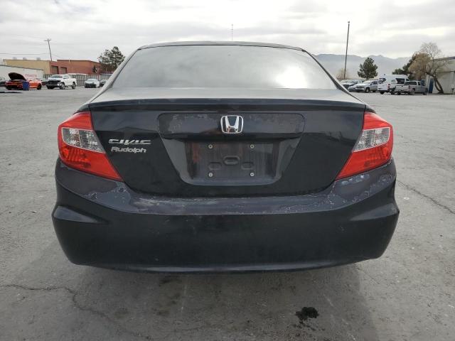 2HGFB2F5XCH308894 - 2012 HONDA CIVIC LX BLACK photo 6