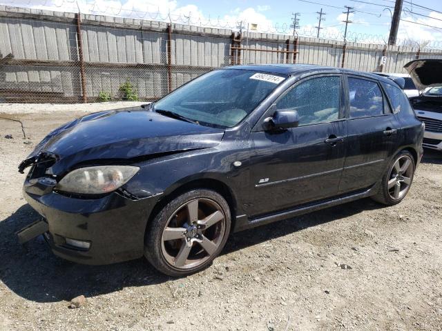 JM1BK344881865158 - 2008 MAZDA 3 HATCHBACK BLACK photo 1