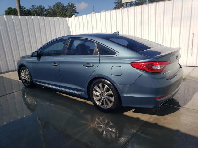 5NPE34AF4GH428674 - 2016 HYUNDAI SONATA SPORT BLUE photo 2