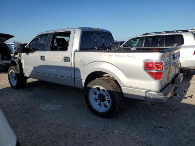 1FTFW1CT4EKF37244 - 2014 FORD F150 SUPERCREW SILVER photo 2
