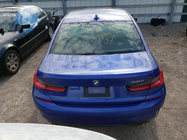 3MW5R1J07L8B37587 - 2020 BMW 330I BLUE photo 6
