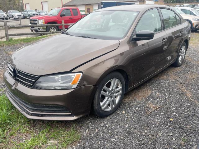 3VW2K7AJ7FM202825 - 2015 VOLKSWAGEN JETTA BASE BROWN photo 2