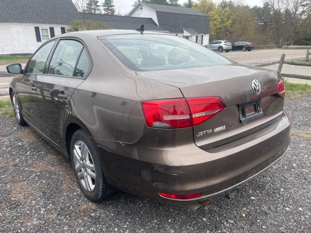 3VW2K7AJ7FM202825 - 2015 VOLKSWAGEN JETTA BASE BROWN photo 3