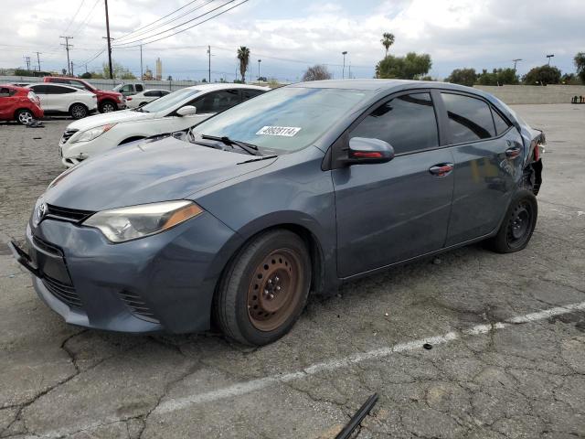 5YFBURHE8GP520707 - 2016 TOYOTA COROLLA L BLUE photo 1