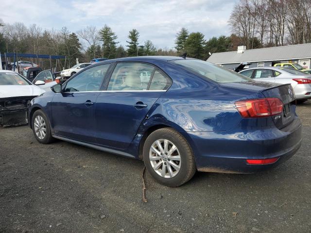 3VW637AJ5DM281133 - 2013 VOLKSWAGEN JETTA HYBRID BLUE photo 2