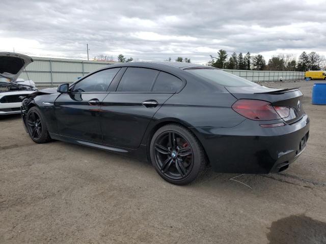 WBA6B4C52ED760463 - 2014 BMW 650 XI GRAN COUPE BLACK photo 2