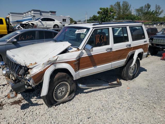 1J4FN78SXML622775 - 1991 JEEP CHEROKEE BRIARWOOD WHITE photo 1