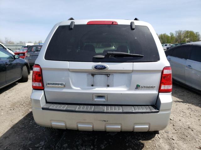 1FMCU5K34BKB86263 - 2011 FORD ESCAPE HYBRID SILVER photo 6