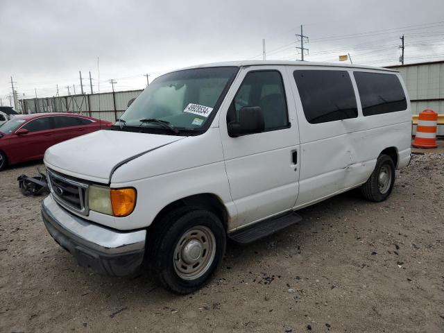 1FDRE11W66DB22635 - 2006 FORD ECONOLINE E150 WAGON WHITE photo 1