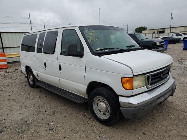 1FDRE11W66DB22635 - 2006 FORD ECONOLINE E150 WAGON WHITE photo 4