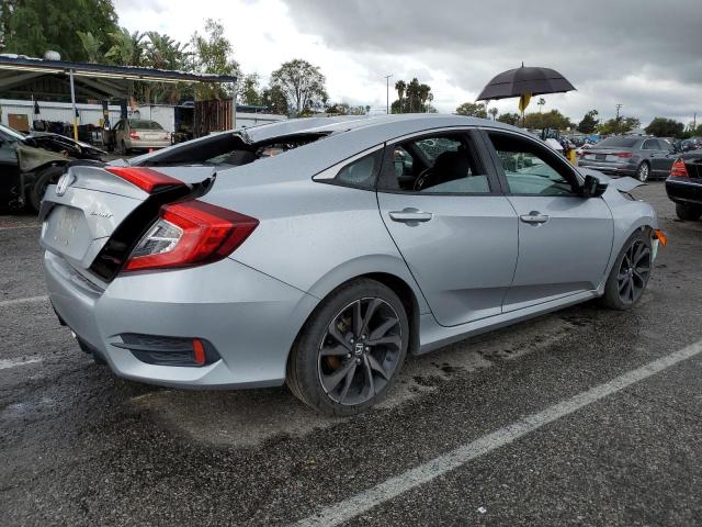 19XFC2F8XKE200789 - 2019 HONDA CIVIC SPORT SILVER photo 3