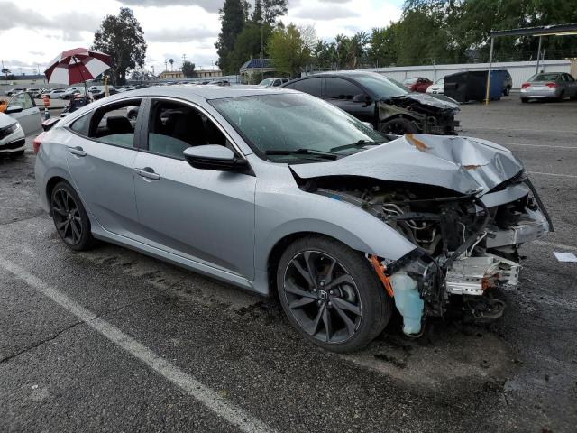 19XFC2F8XKE200789 - 2019 HONDA CIVIC SPORT SILVER photo 4