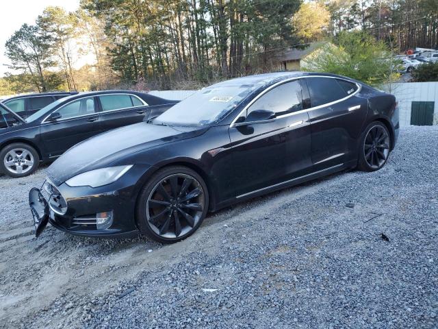 5YJSA1H18EFP57035 - 2014 TESLA MODEL S BLACK photo 1