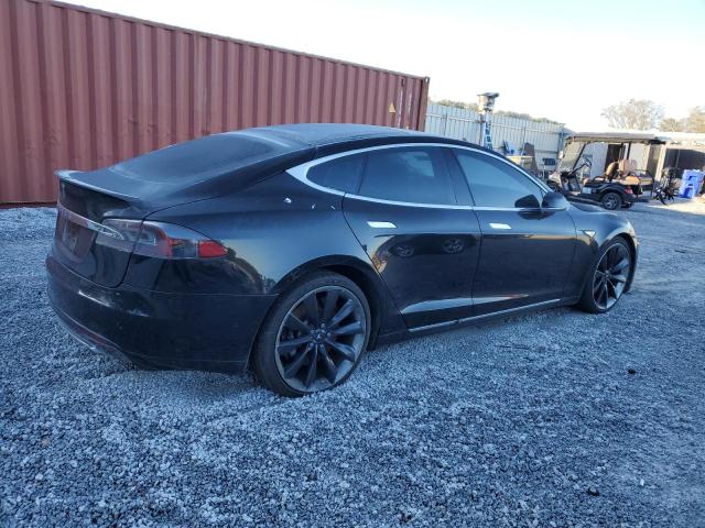 5YJSA1H18EFP57035 - 2014 TESLA MODEL S BLACK photo 3