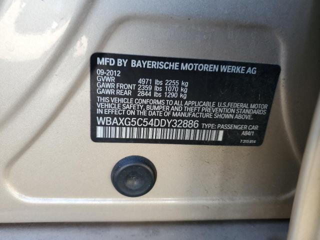 WBAXG5C54DDY32886 - 2013 BMW 528I I TAN photo 12