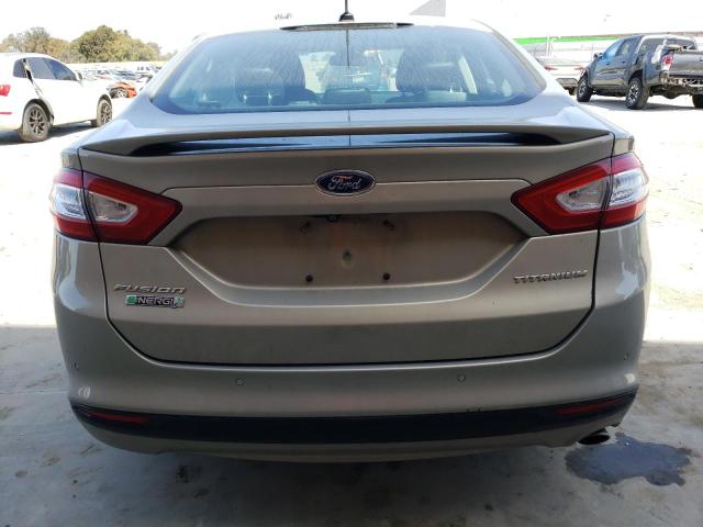 3FA6P0SU7FR206730 - 2015 FORD FUSION TITANIUM PHEV SILVER photo 6